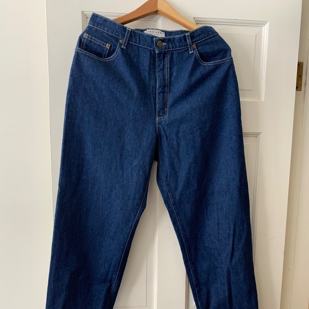 Jaeger made in France Jeans, Vintage, Size 10/12 USA, Size 14 UK